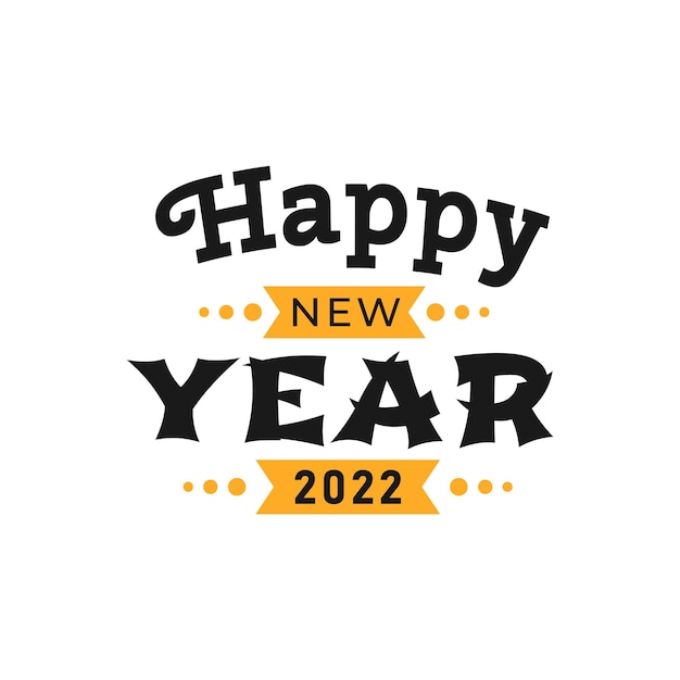 Iscrizione di felice anno nuovo 2022