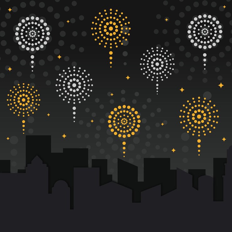Happy new year 2022 poster background design template