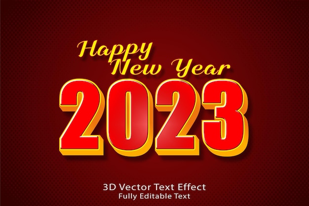 Felice anno nuovo 2022 effetto testo