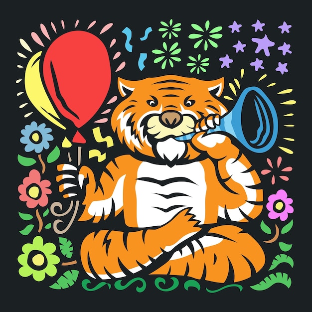 happy new year 2022 The Year of the Tiger