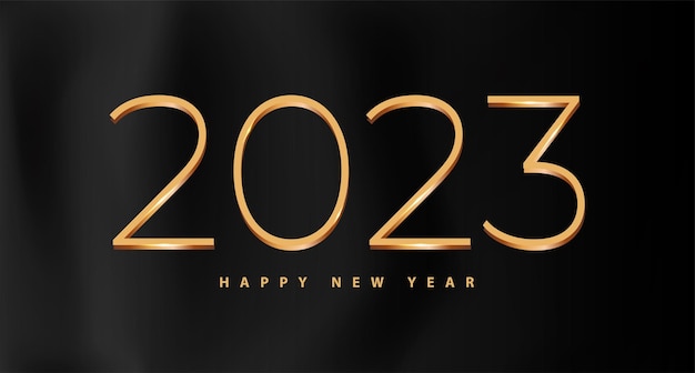 새해 복 많이 받으세요 2023 배경 디자인 인사말 카드 배너 포스터 벡터 일러스트