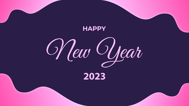 Happy new year 2023 background with  gradient color. Suitable to use on new year event.