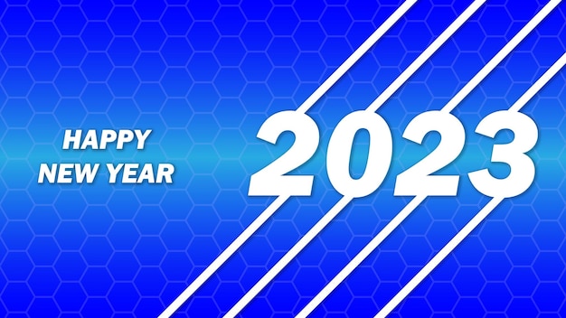 Happy new year 2023 banner