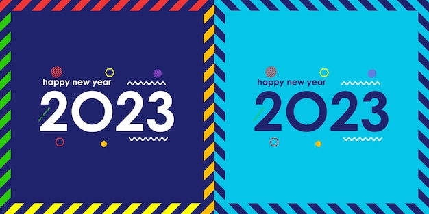 Happy new year 2023 card