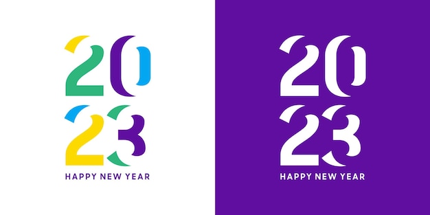 明けましておめでとうございます2023年カラフルな新年のご挨拶旧正月2023年