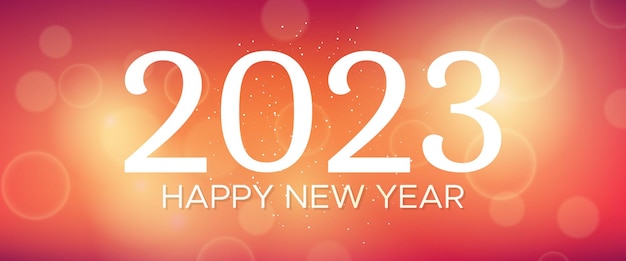 ベクトル 背景をぼかした写真の新年あけましておめでとうございます 2023 碑文