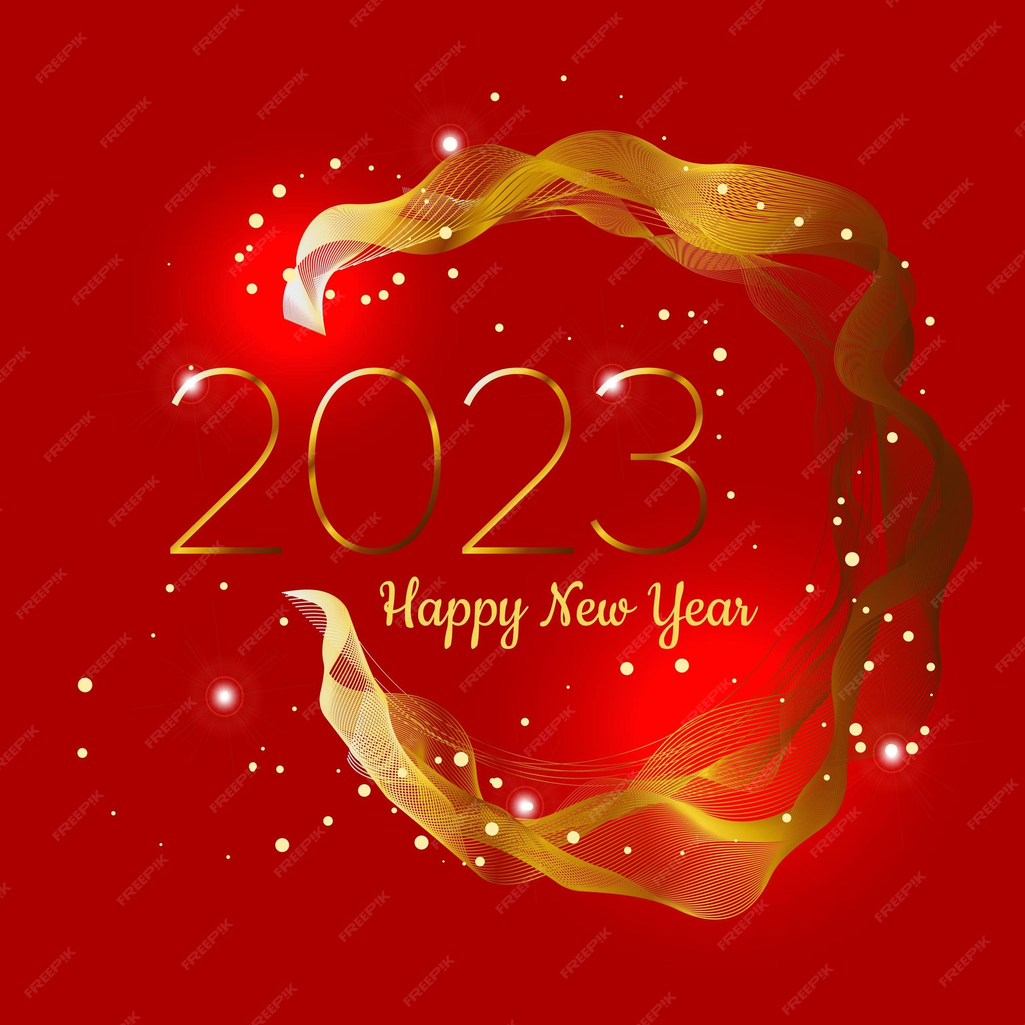 Tổng hợp các mẫu Happy new year 2024 red background đẹp và chất lượng cao