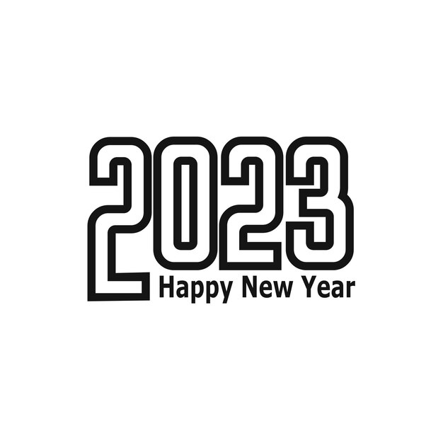 明けましておめでとうございます 2023 テキスト デザイン