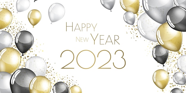 Vector happy new year 2023