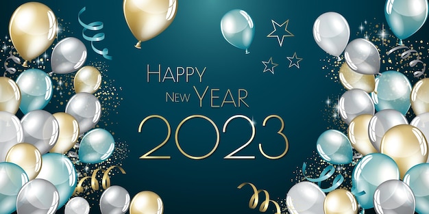 Vector happy new year 2023