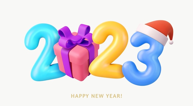 Vector happy new year 2023