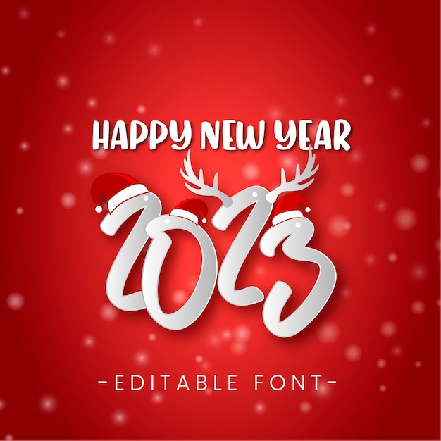 Vector happy new year 2023