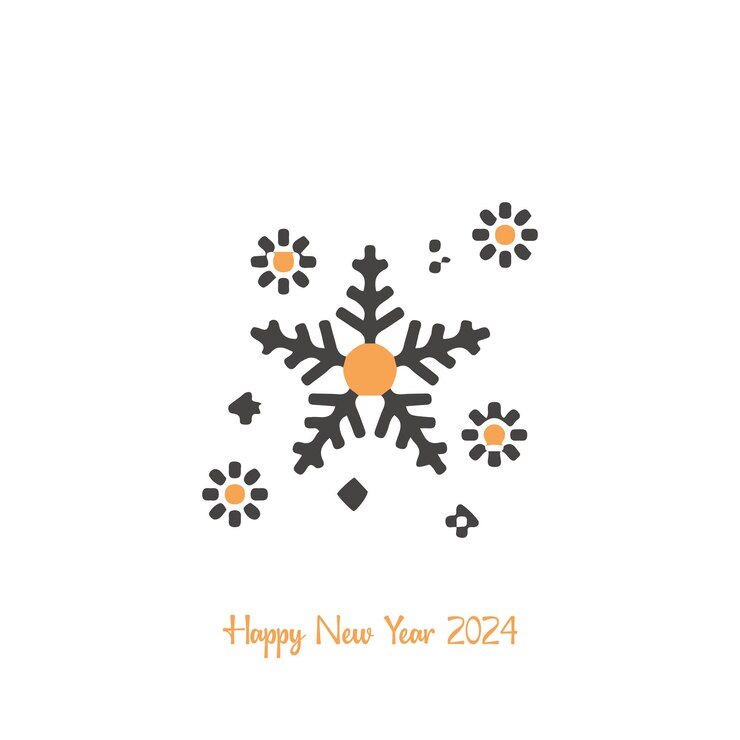 Vector happy new year 2024 background greeting concept for 2024 new year celebration