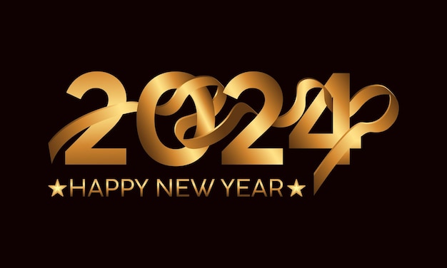 Happy New Year 2024 Celebration Festive Concept with Fireworks and Christmas ball background banner