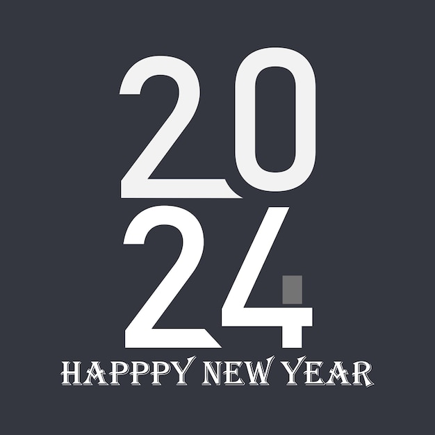 Premium Vector Happy new year 2024 design