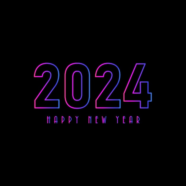 새해 축하 2024 디자인