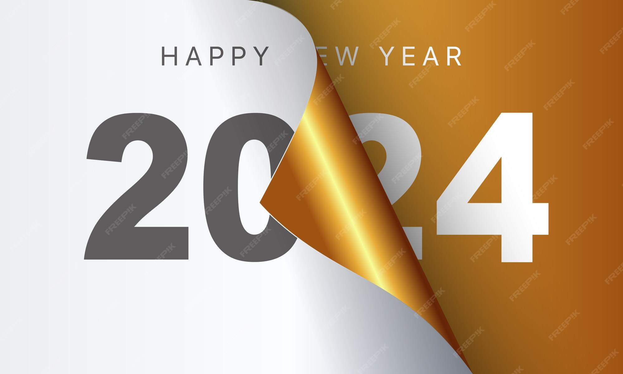 Premium Vector Happy new year 2025 greeting card design template end