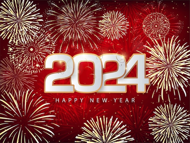 Felice anno nuovo 2024 buon natale