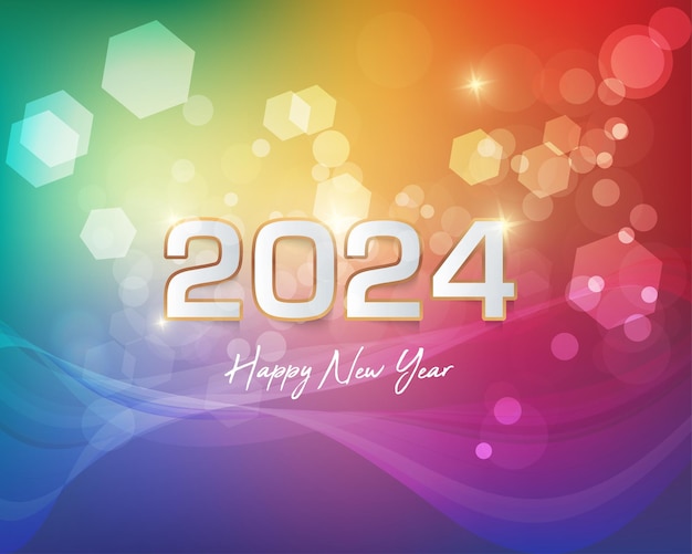 Vector happy new year 2024 merry christmas