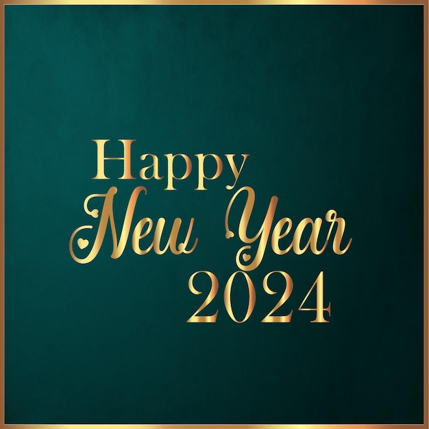 Happy New Year 2024 post design