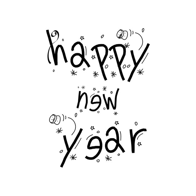 Happy new year 2024 poster template design