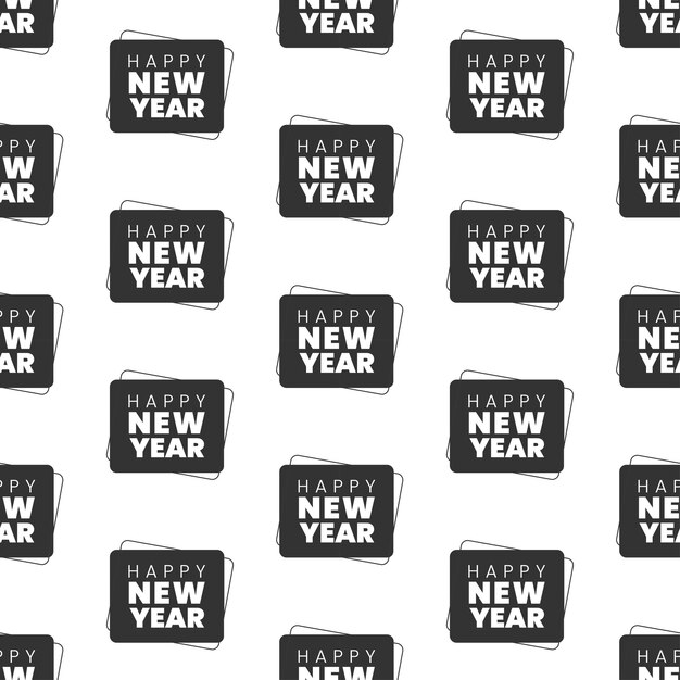 新年あけましておめでとうございます 2024 要素装飾新年背景とのシームレスなパターン図