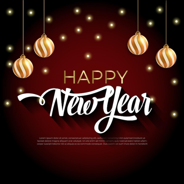 Happy new year 2024 vector