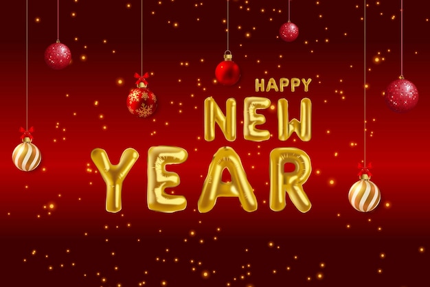 Vector happy new year 2024 with sparkling festival numbers full of beautiful colors happy new year 2024