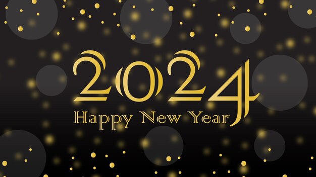 Vector happy new year 2024