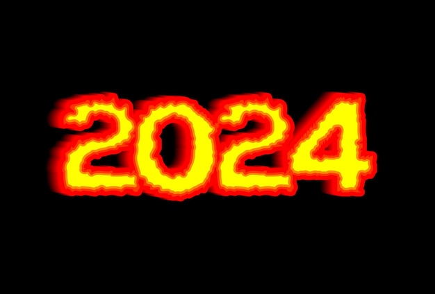 Вектор С новым 2024 годом