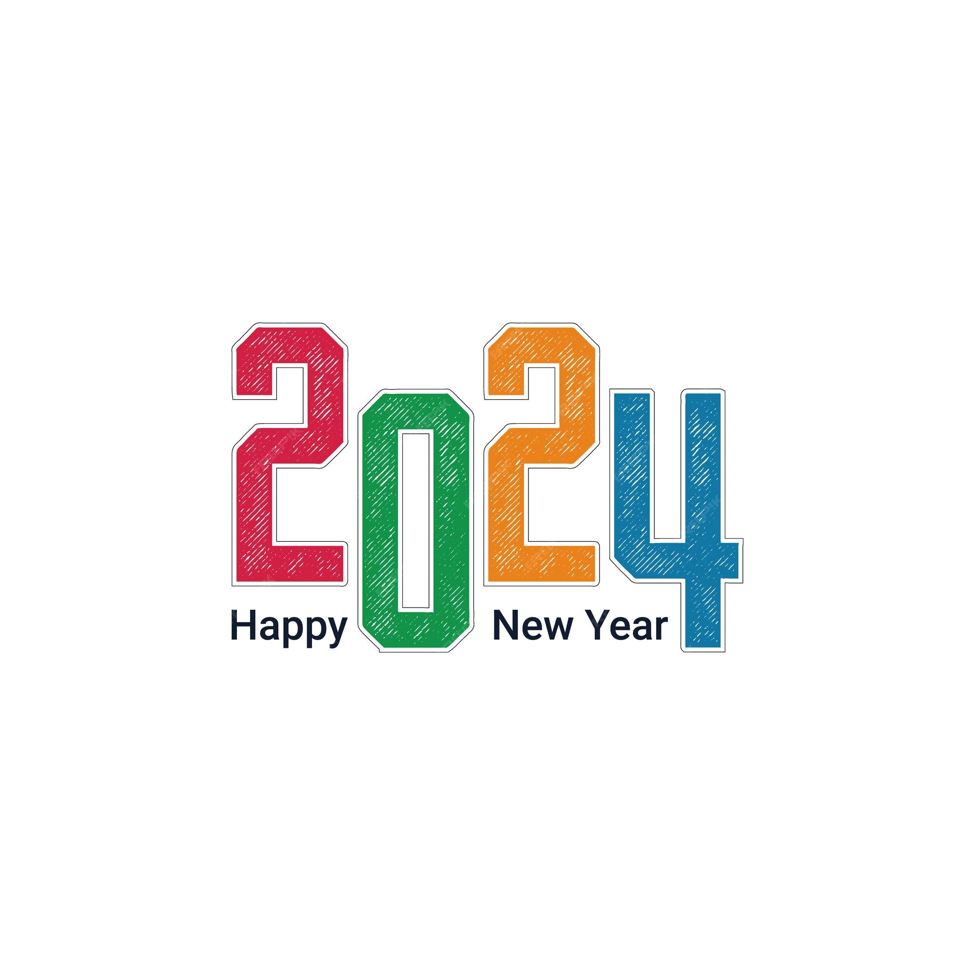 Premium Vector Happy new year 2024