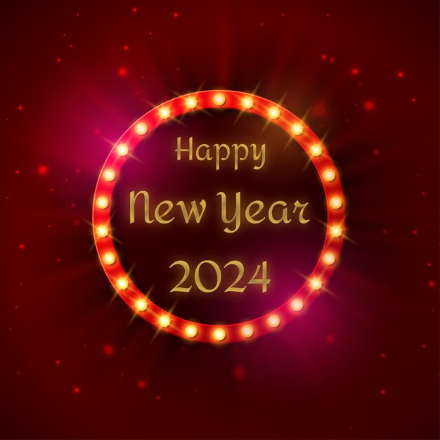 Premium Vector | Happy new year 2024