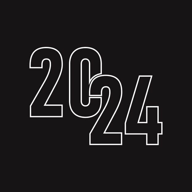 Premium Vector Happy new year 2024