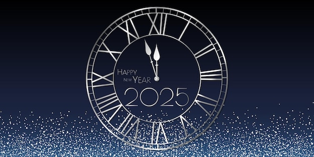 ハッピーニューイヤー 2025 デザイン
