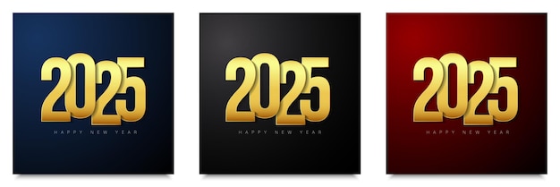 새해 축하 2025 디자인