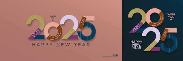 Happy new year 2025 design