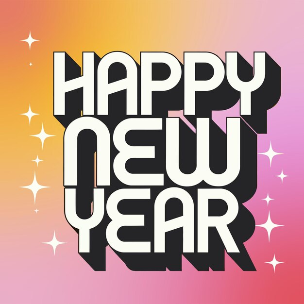 happy new year 2025 happy new year vector happy new year typography happy new year illustration