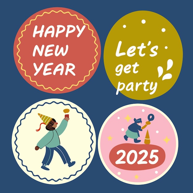 happy new year 2025 text design cover of business diary for 2025 new year with wishes