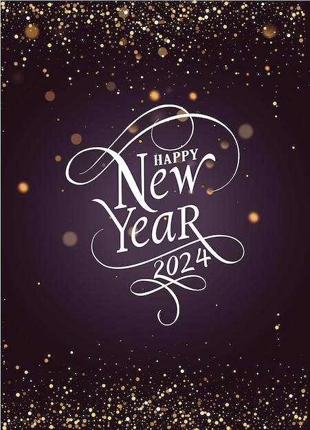 Vector happy new year background