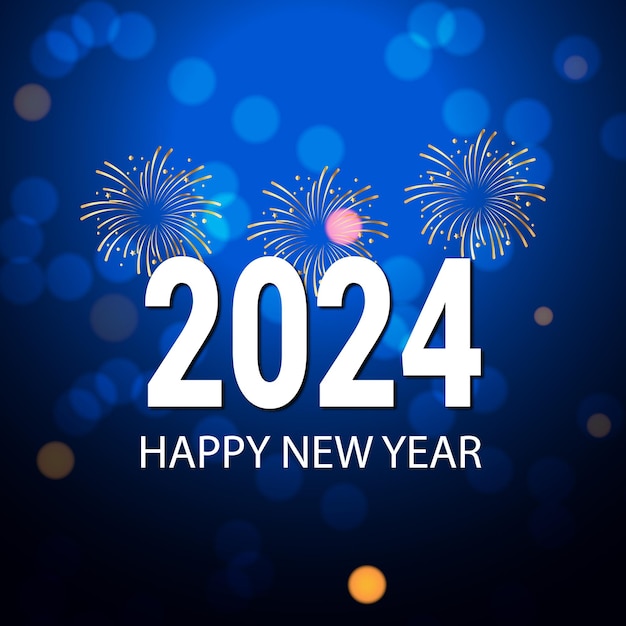 Vector happy new year backgrund template