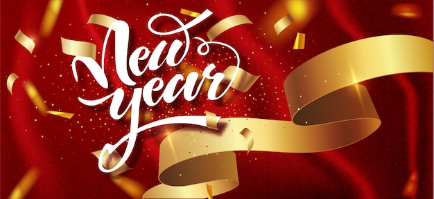 Vector happy new year  banner