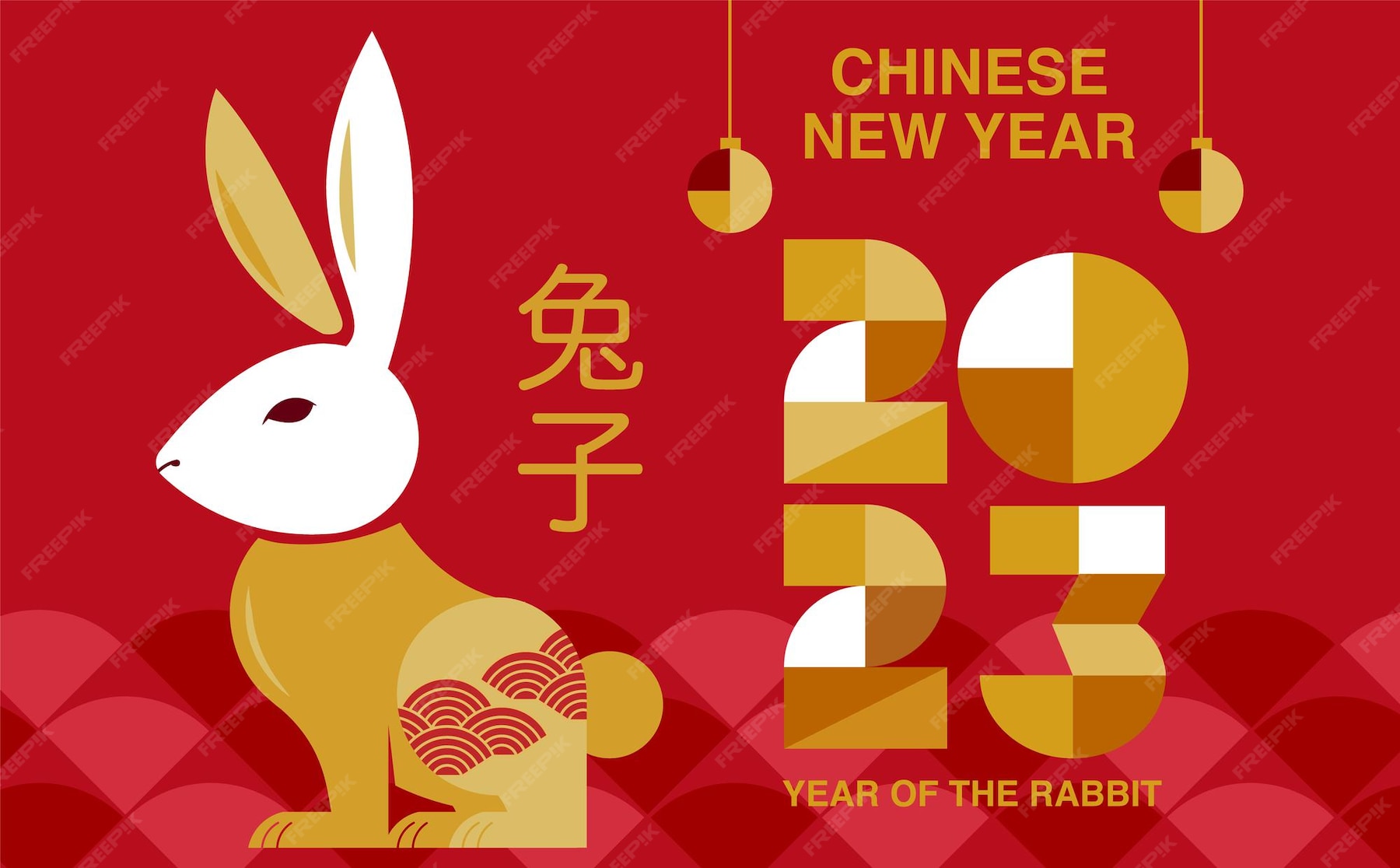 chinese new year rabbit icon