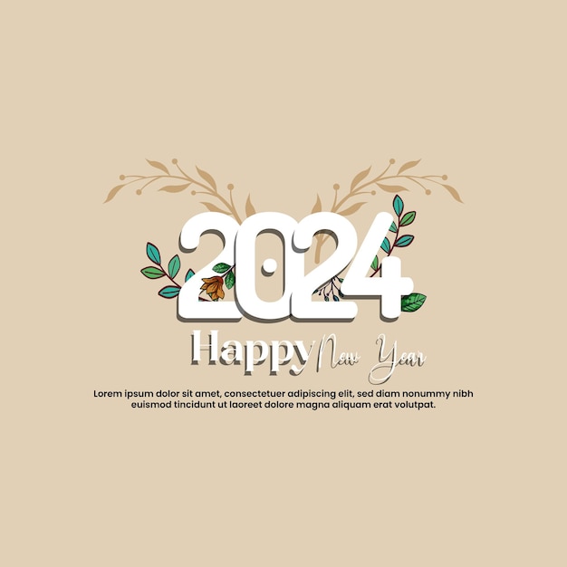 Vector happy new year creative ads