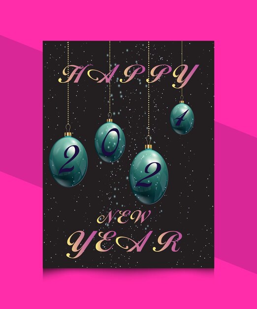 happy new year flyer design