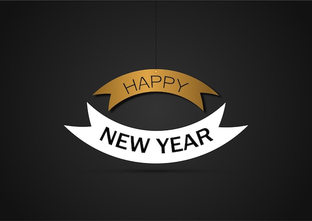 Happy new year and free vector