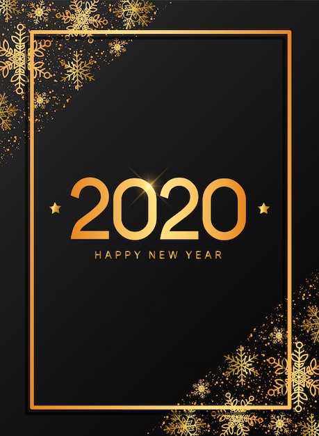 Vector happy new year greeting card