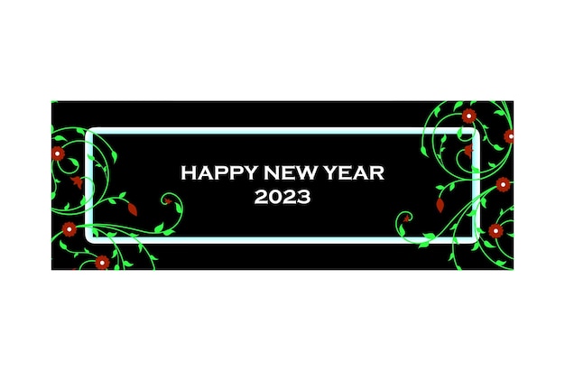 Happy New Year Illustration Art with Beautiful Background Design