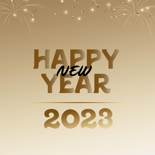 Vector happy new year illustration