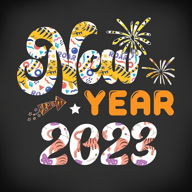 Happy new year svg t shirt design