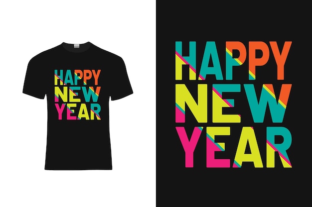 Вектор Дизайн футболки с новым годом